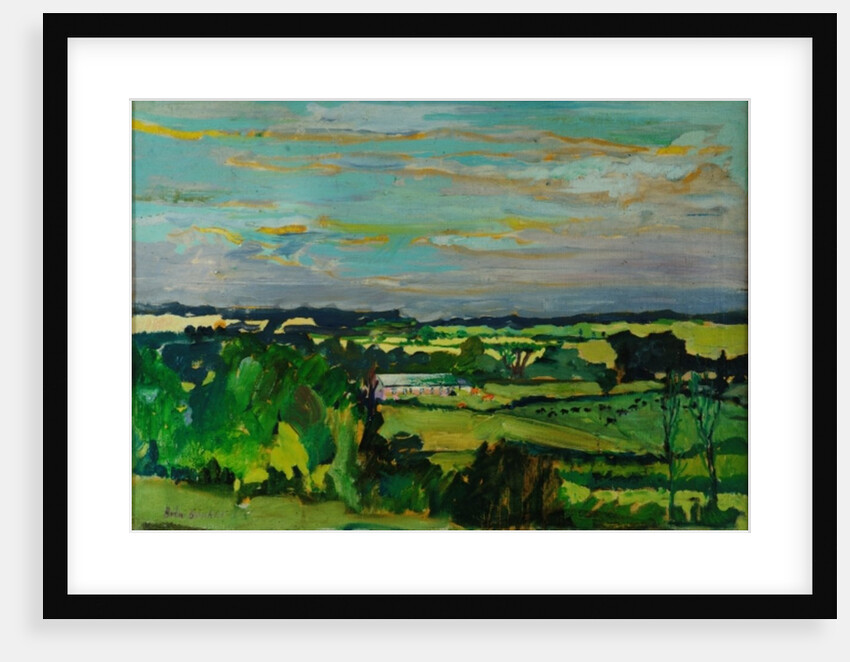 Across the Valley, Bedfordshire, 1973 by Brenda Brin Booker