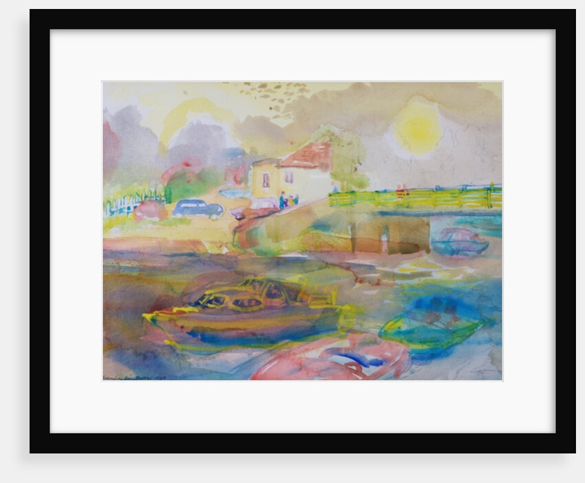 Village by the River, 1989 by Brenda Brin Booker