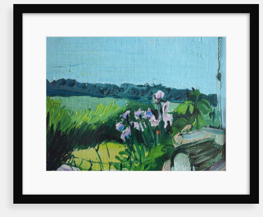 Irises in the Garden by Brenda Brin Booker