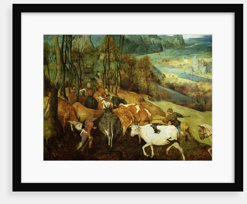 The Return of the Herd 1565 by Pieter the Elder Bruegel