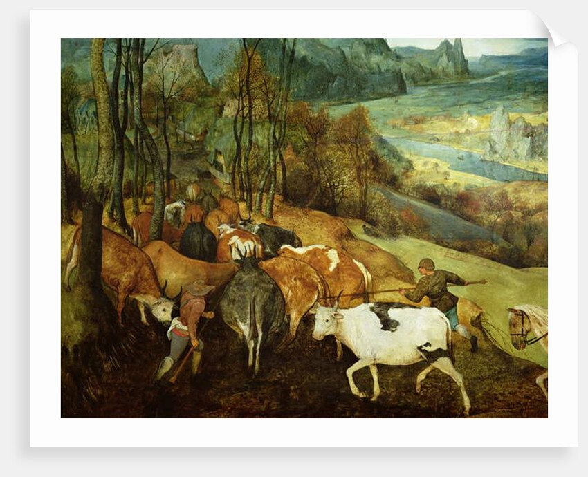 The Return of the Herd 1565 by Pieter the Elder Bruegel