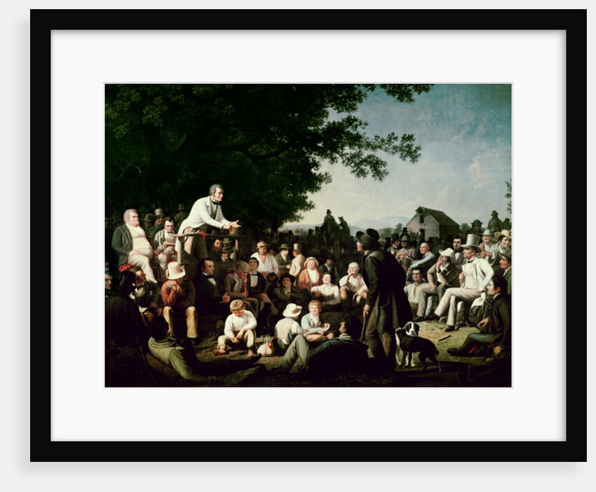 Stump Speaking by George Caleb Bingham