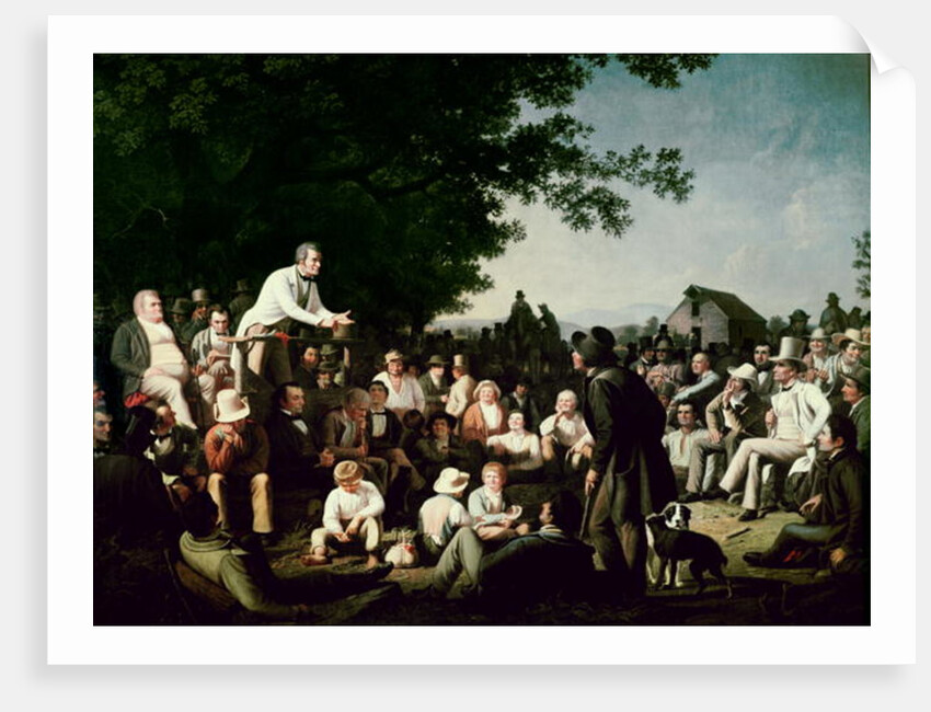Stump Speaking by George Caleb Bingham
