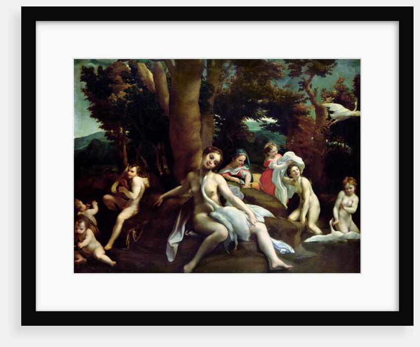 Leda and the Swan by Correggio