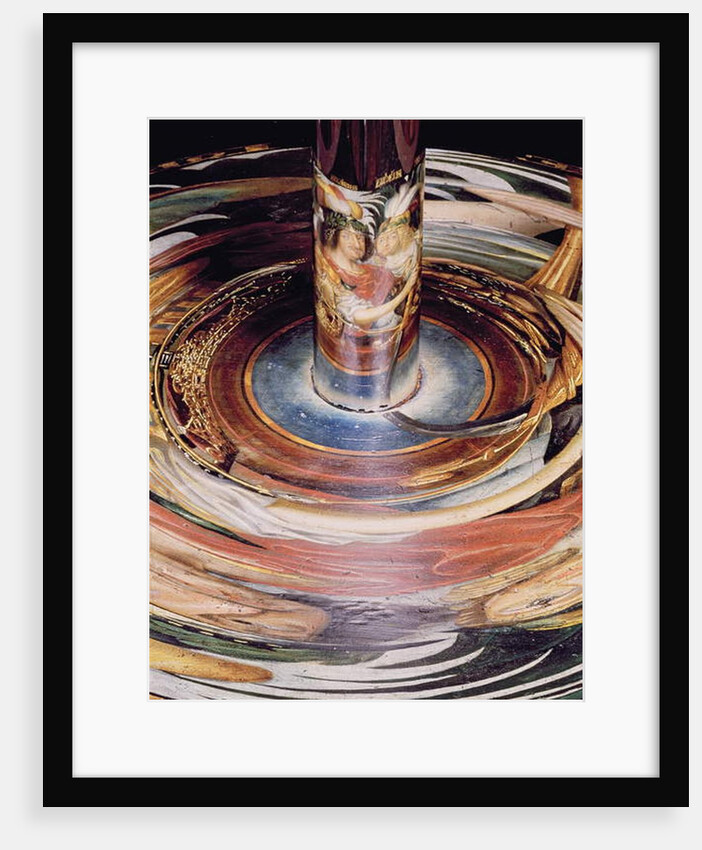 Anamorphic double portrait of King Frederick III and his Queen by Gert Dittmers