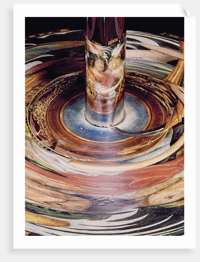 Anamorphic double portrait of King Frederick III and his Queen by Gert Dittmers