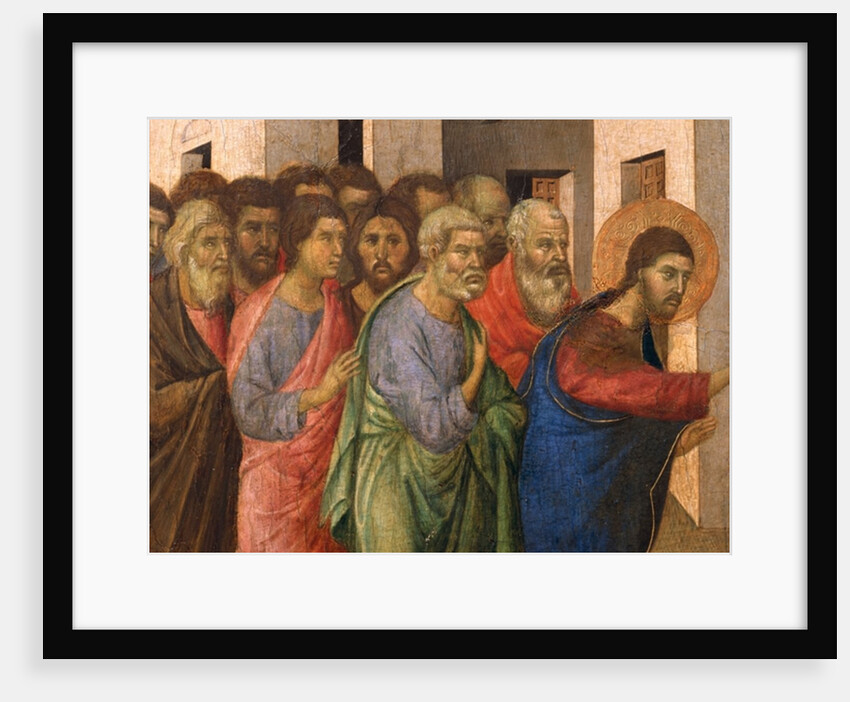 Jesus Opens the Eyes of a Man Born Blind, 1311 by Duccio di Buoninsegna