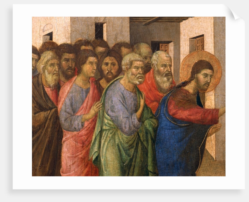 Jesus Opens the Eyes of a Man Born Blind, 1311 by Duccio di Buoninsegna