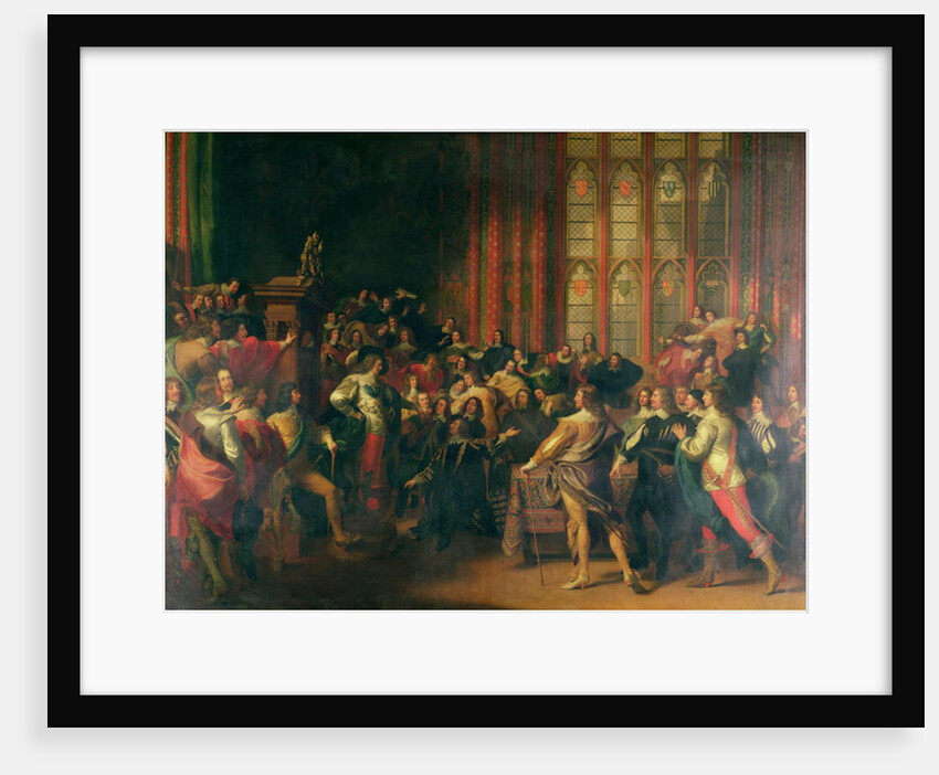 Charles I Demanding the Five Members in the House of Commons in 1642 by John Singleton Copley