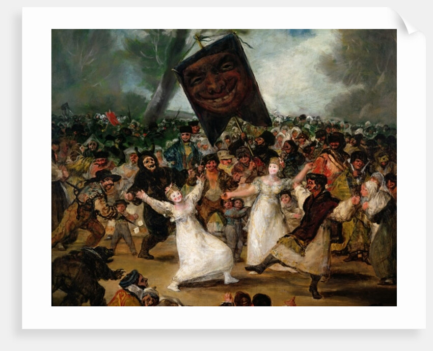 The Burial of the Sardine c.1812-19 by Francisco Jose de Goya y Lucientes