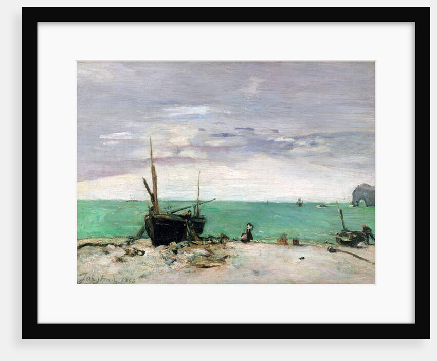 Etretat, 1865 by Johan-Barthold Jongkind