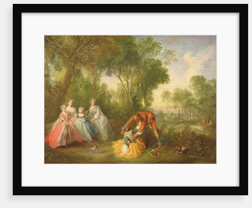 La Famille de Bourbon-Conti by Nicolas Lancret