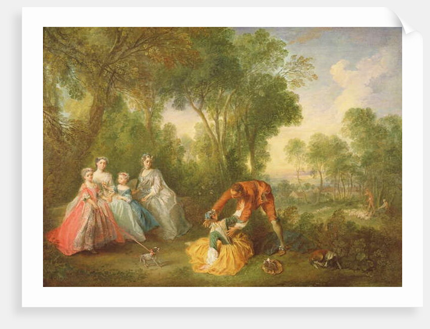 La Famille de Bourbon-Conti by Nicolas Lancret