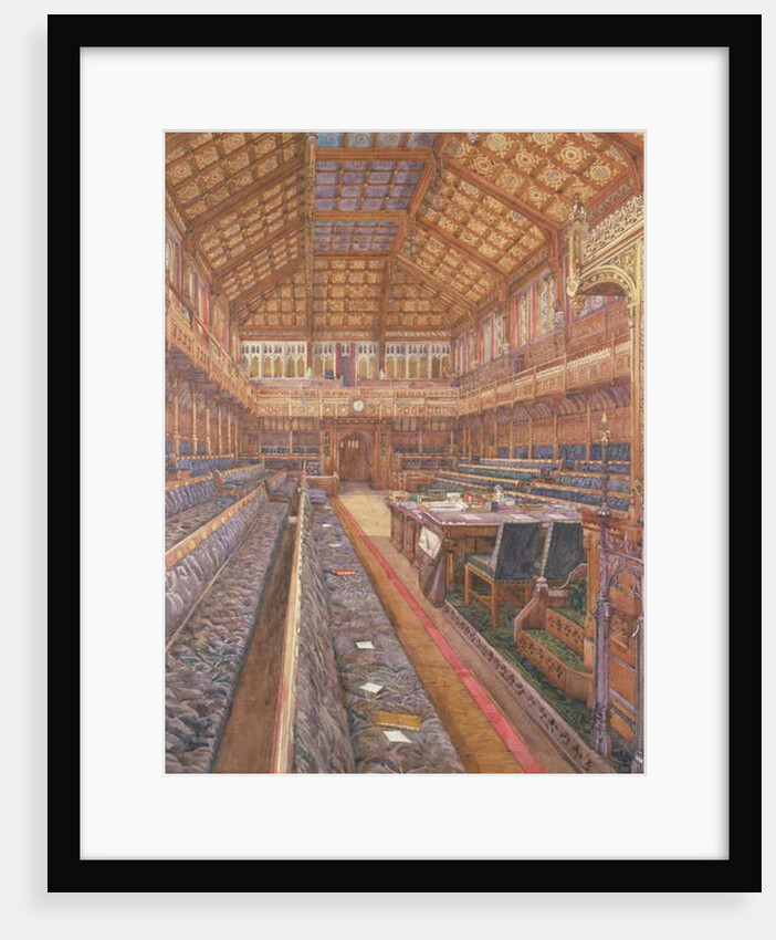 Interior of the House of Commons, June 1897 by Frederick Walter Lee