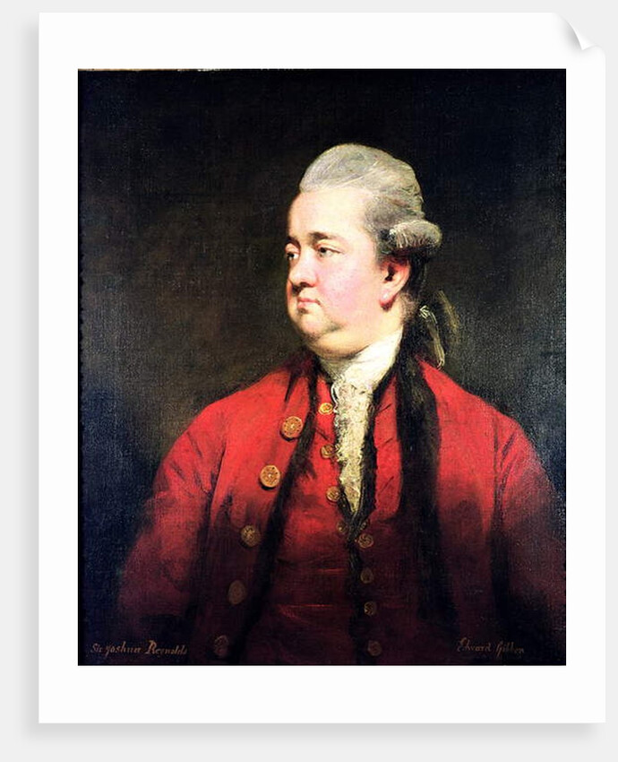 Portrait of Edward Gibbon c.1779 by Joshua Reynolds