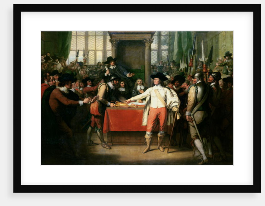 Cromwell Dissolving the Long Parliament by Benjamin West