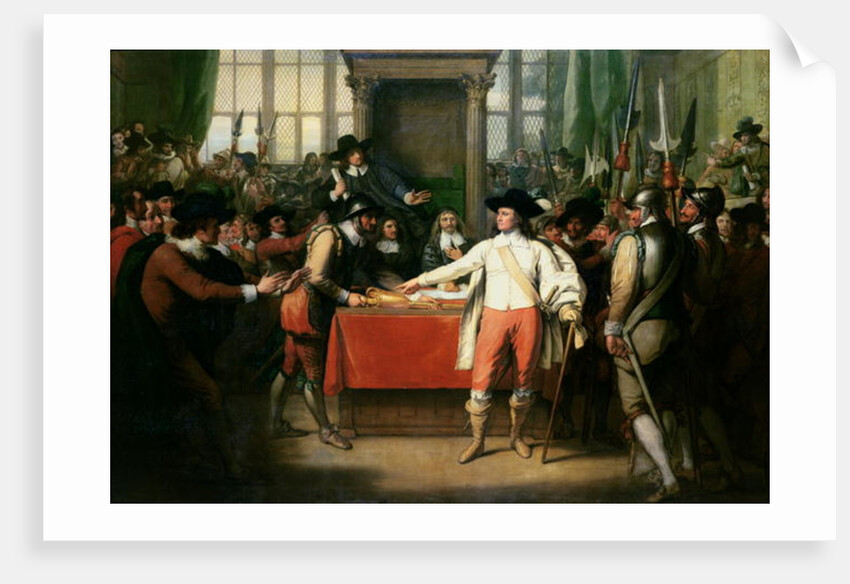 Cromwell Dissolving the Long Parliament by Benjamin West