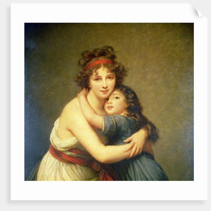 Madame Vigee-Lebrun and her Daughter, Jeanne-Lucie-Louise known as Julie by Elisabeth Louise Vigee-Lebrun