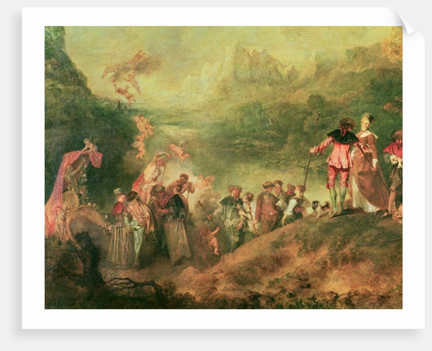 Embarkation for Cythera, 1717 by Jean Antoine Watteau
