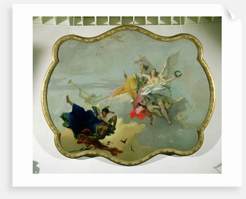 Triumph of Virtue and Nobility by Giovanni Battista Tiepolo