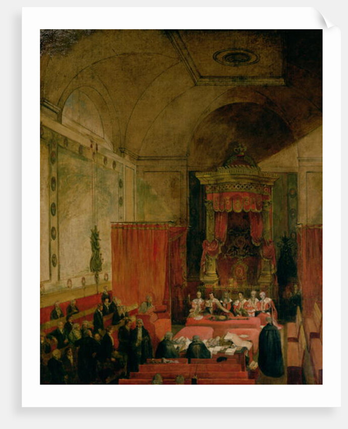 The Passing of the Reform Bill in 1832 by Samuel William I Reynolds