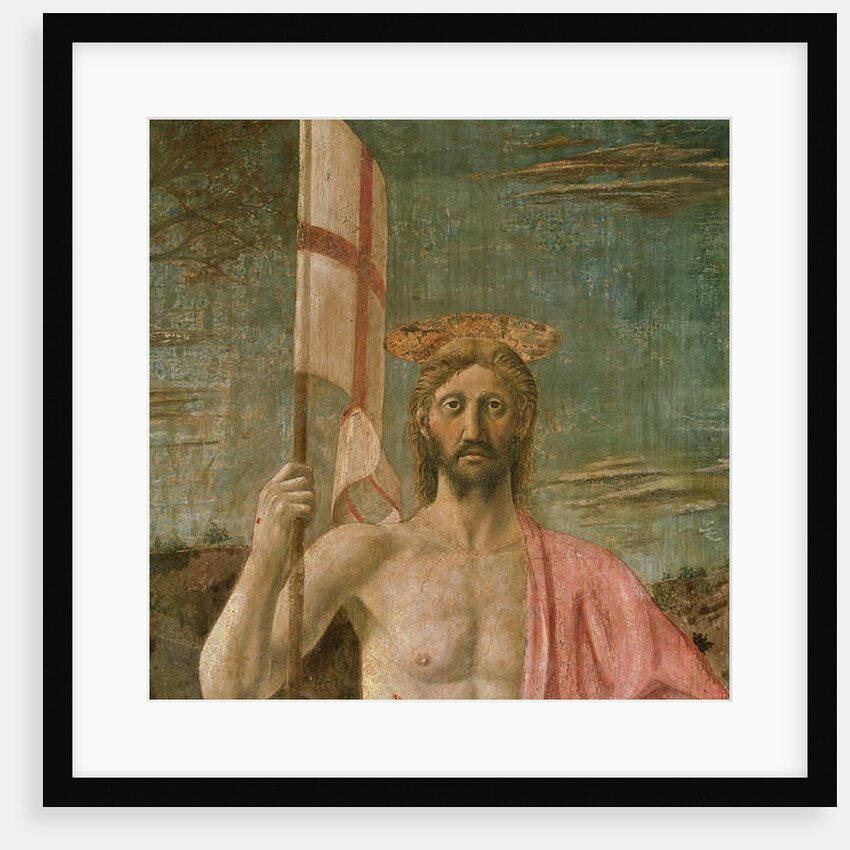 The Resurrection, detail of Christ, c.1463 by Piero della Francesca