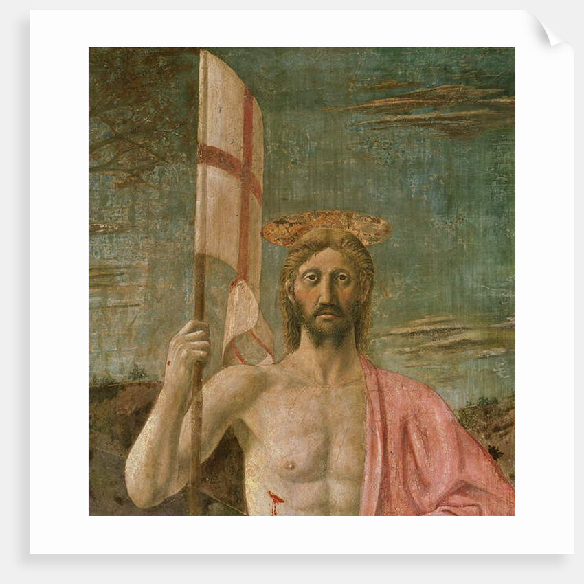 The Resurrection, detail of Christ, c.1463 by Piero della Francesca