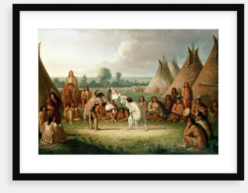 North American Medicine Pipe Stem Dance by Paul Kane