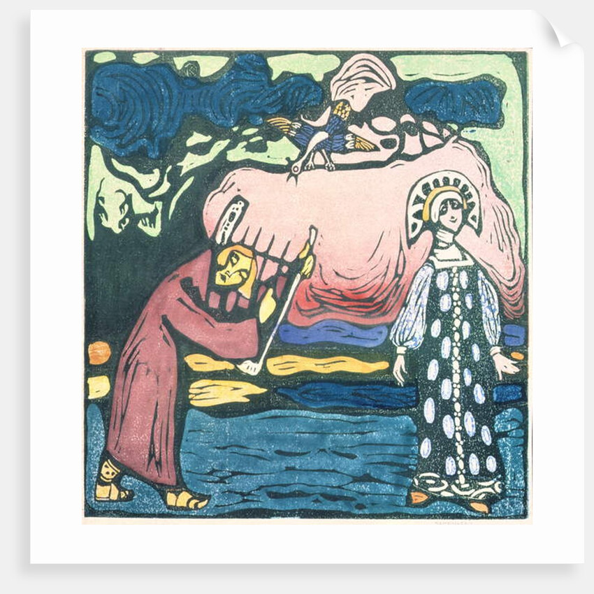 The Psaltery Player, 1907 by Wassily Kandinsky