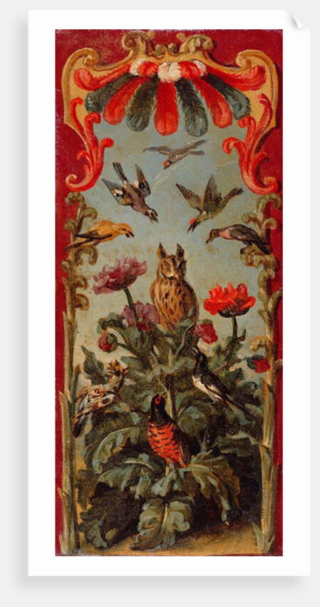 Design for the leaf of a Savonnerie screen, c.1720 by Alexandre-Francois Desportes