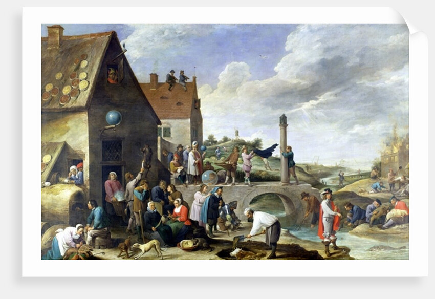 The Proverbs by David the Younger Teniers