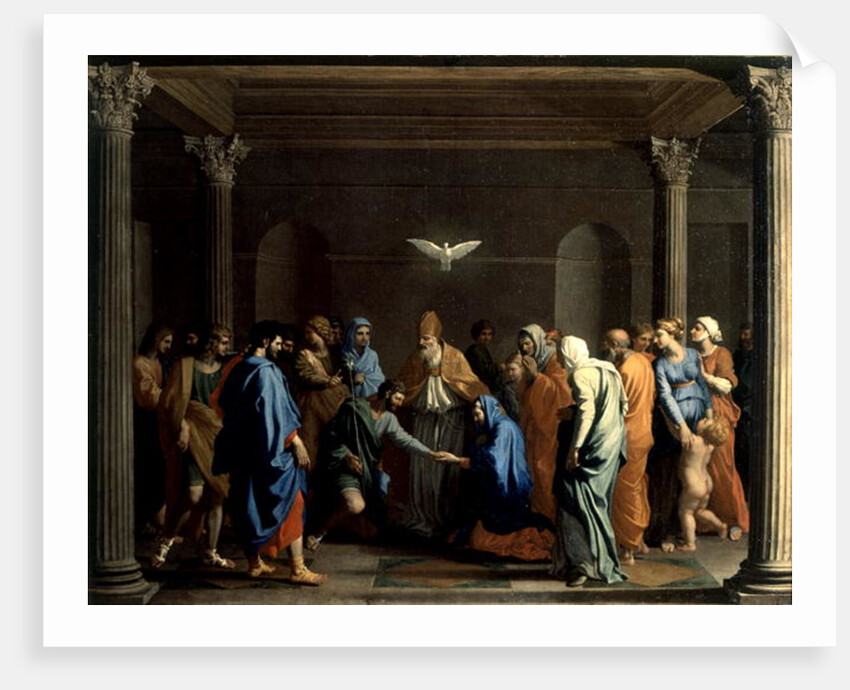 The Marriage of the Virgin, c.1638-40 by Nicolas Poussin