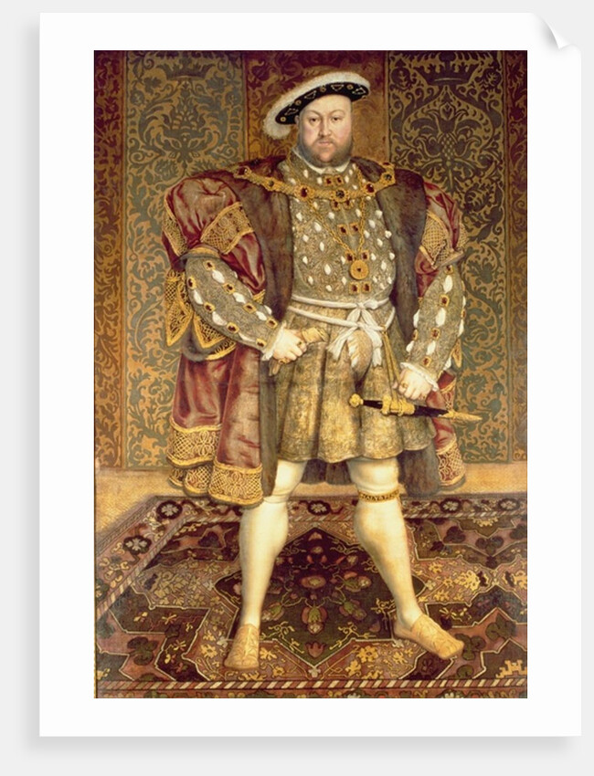 Portrait of Henry VIII by Hans Holbein the Younger