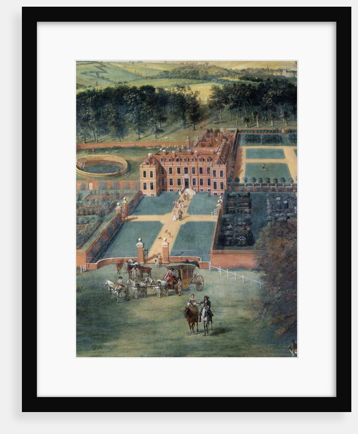 A detail of 'Cheveley Park', 1671 by Jan Siberechts