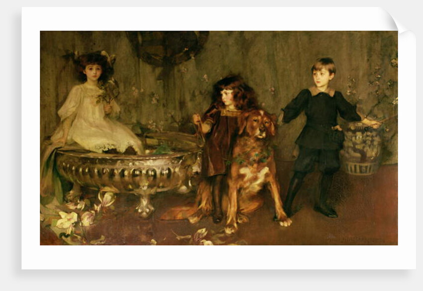 Lord John Manners, Lord Haddon and Lady Marjorie Manners by James Jebusa Shannon