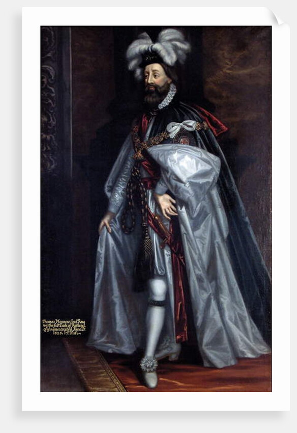 Sir Thomas Manners, 1st Earl of Rutland, c.1675 by Jeremias van der Eyden