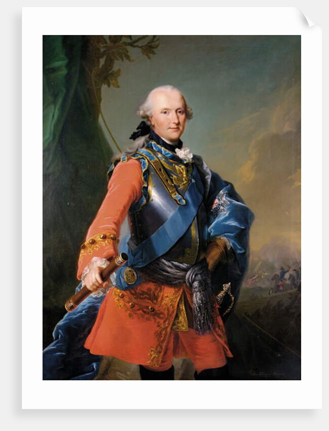 Prince Ferdinand, Duke of Brunswick-Luneburg, 1759 by Johann Georg Ziesenis