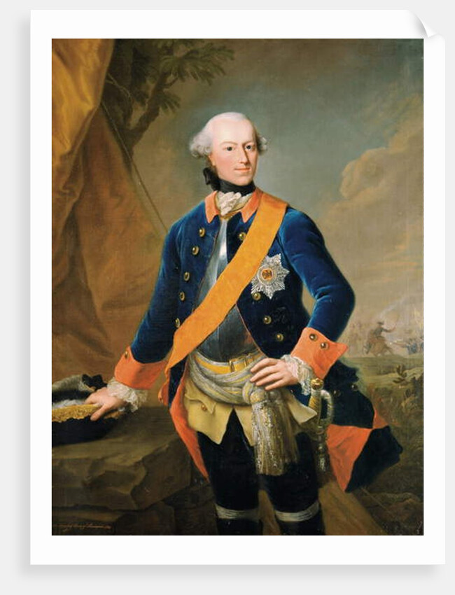 Frederick, Count of Schaumburg-Lippe-Buckeburg, 1759 by Johann Georg Ziesenis