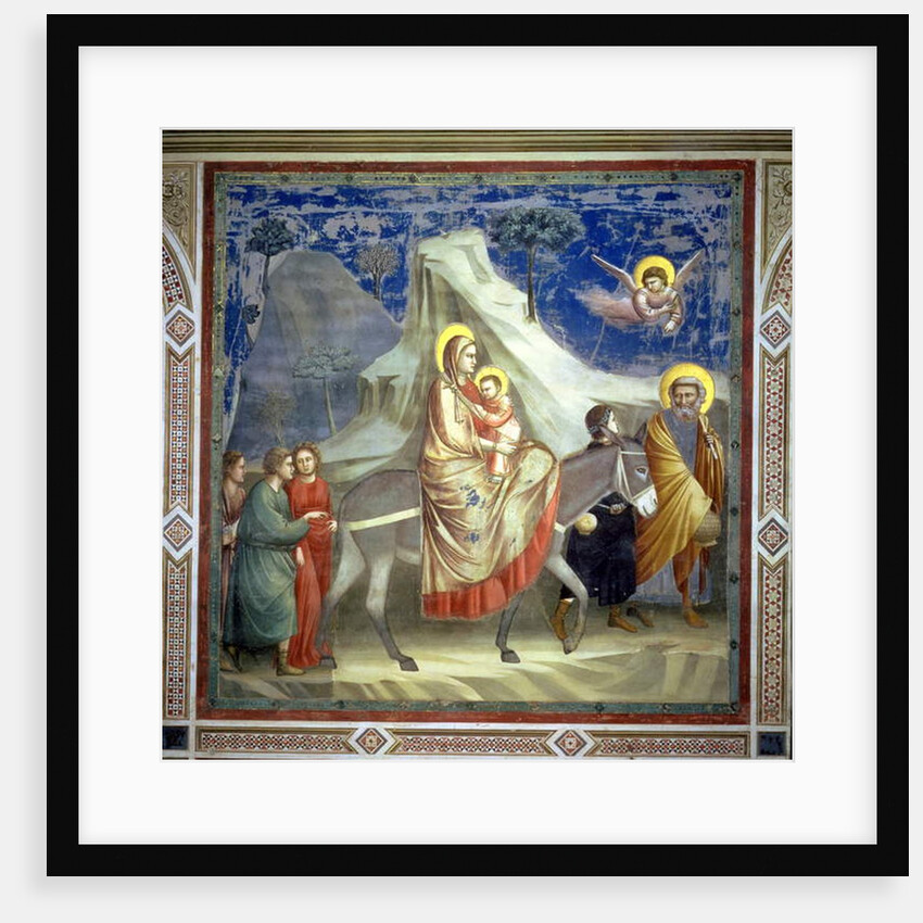 The Flight into Egypt, c.1305 by Giotto (c.1266-1337)