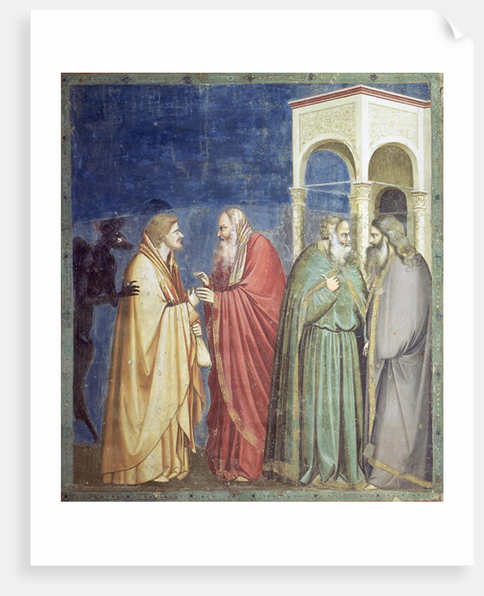The Payment of Judas, c.1305 by Giotto (c.1266-1337)