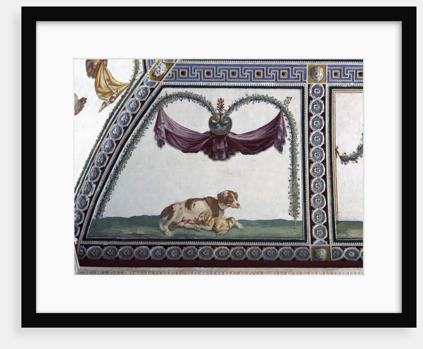 The 'Camera con Fregio di Amorini by Giulio Romano