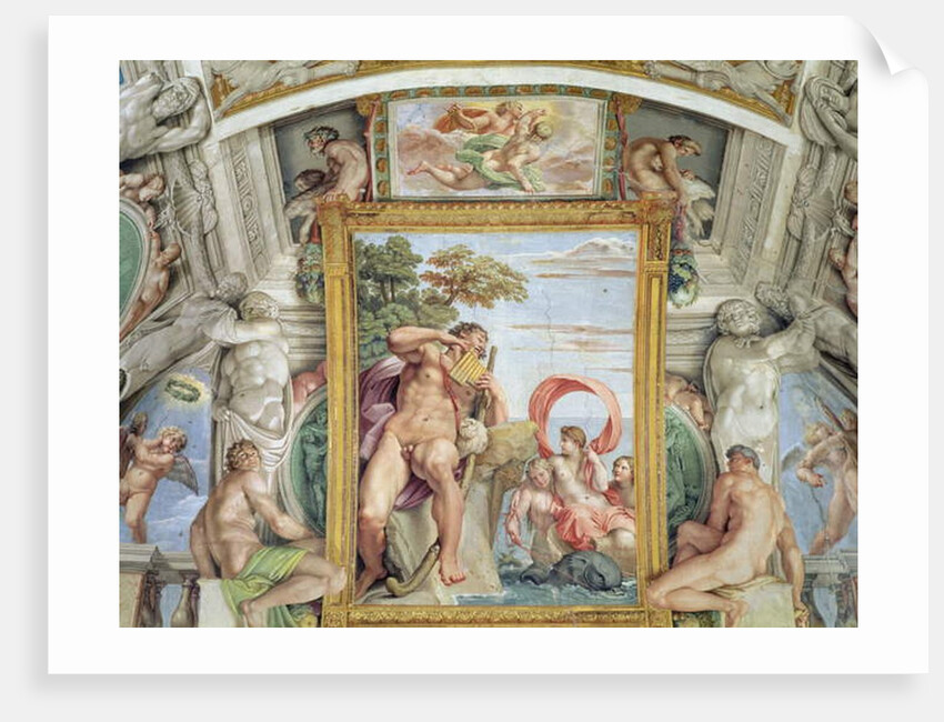 The 'Galleria Carracci' detail of Polyphemus and Galatea, 1597-1604 by Annibale Carracci