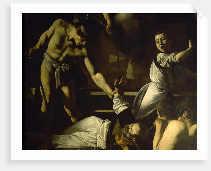 The Martyrdom of St. Matthew, detail, 1599-1600 by Michelangelo Merisi da Caravaggio