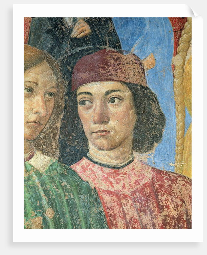 The Procession of the Bishop in Front of the Church of S. Ambrogio by Cosimo Rosselli