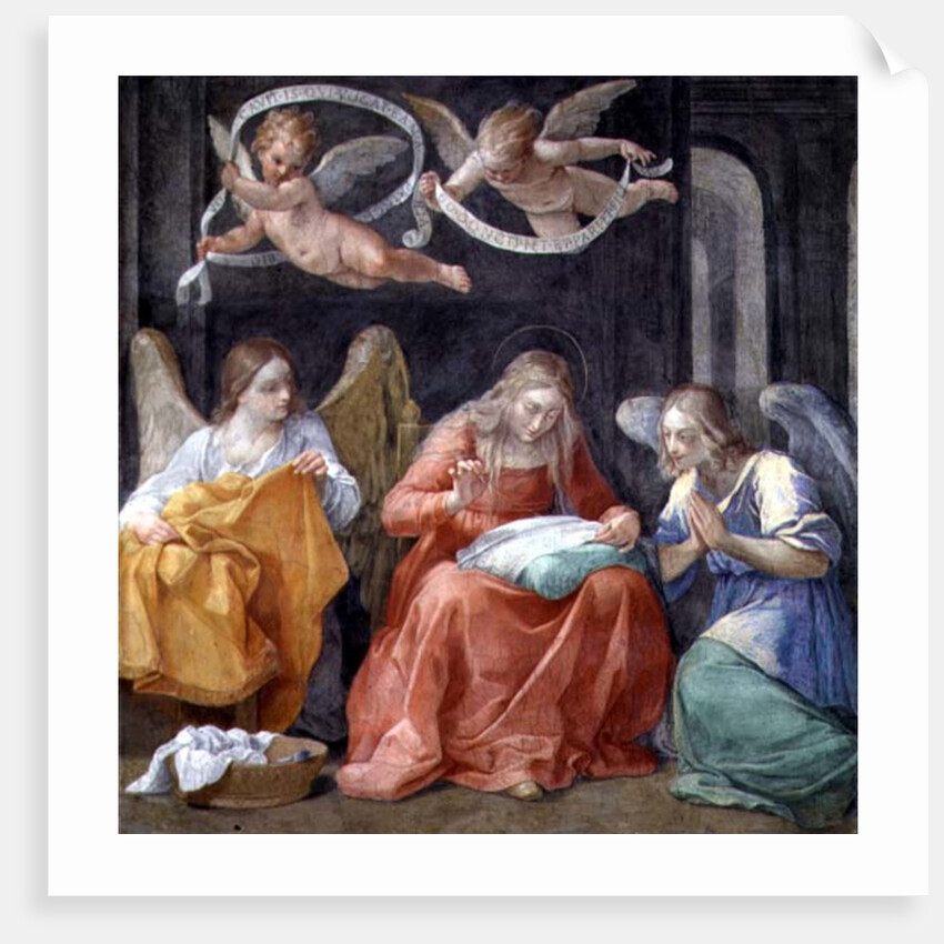 The Virgin Sewing by Guido Reni