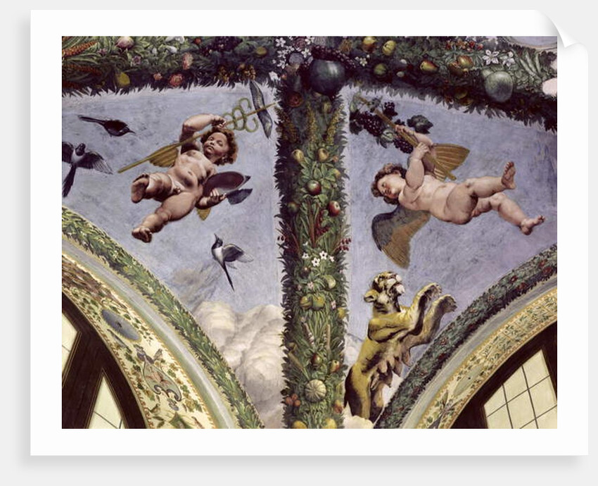 Putti from the 'Loggia of Cupid and Psyche', 1510-17 by Giulio Romano