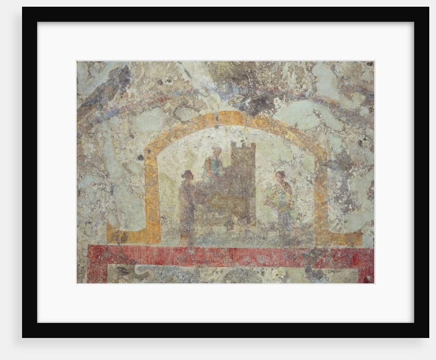 A decorated vault from the vestibule of the upper level of the catacombs by Anonymous