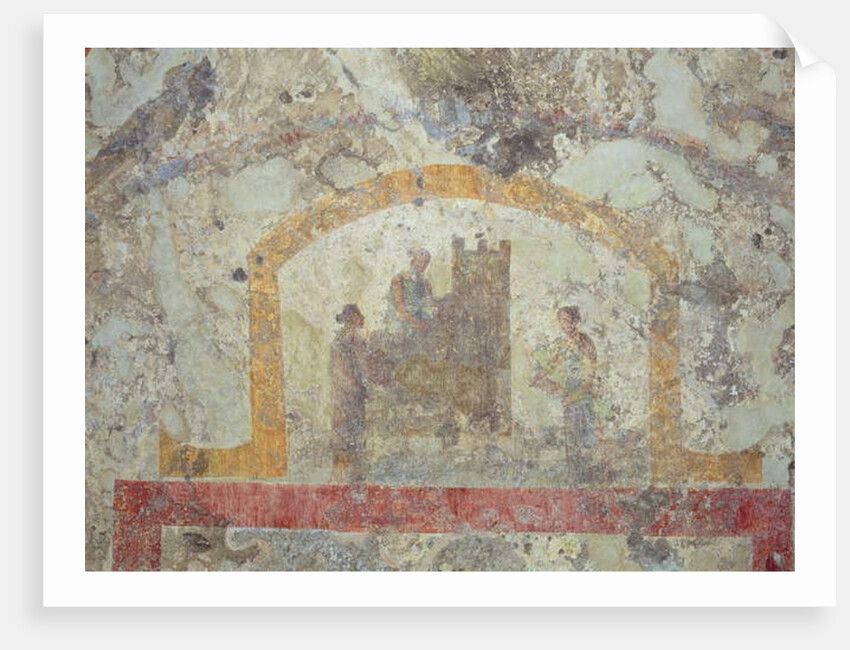 A decorated vault from the vestibule of the upper level of the catacombs by Anonymous