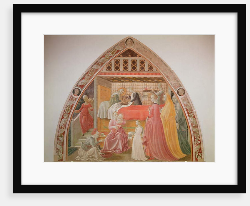 The Birth of the Virgin by Paolo Uccello