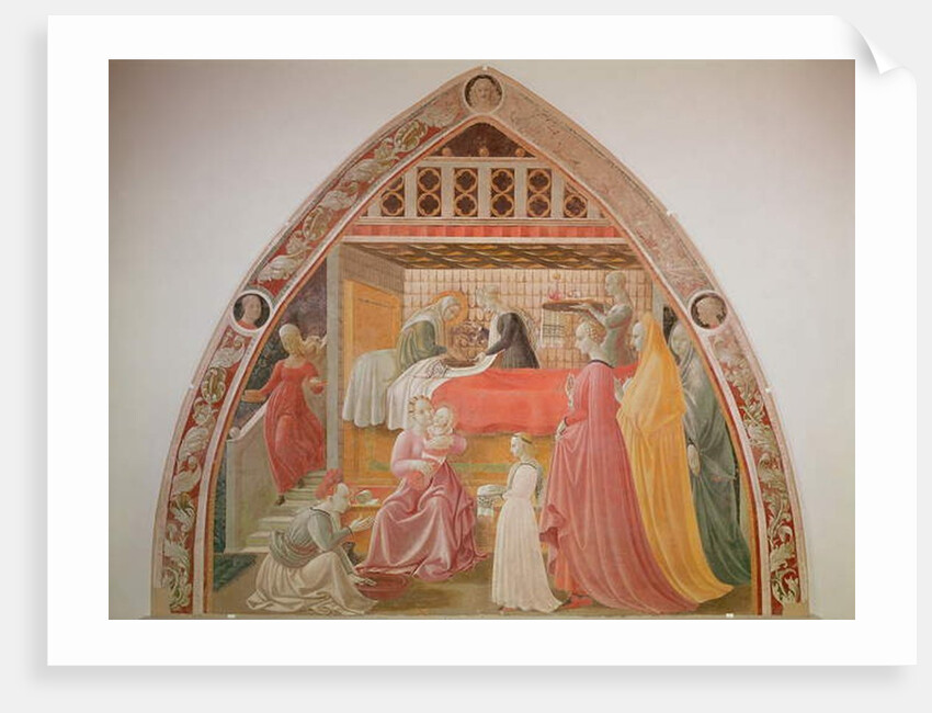 The Birth of the Virgin by Paolo Uccello